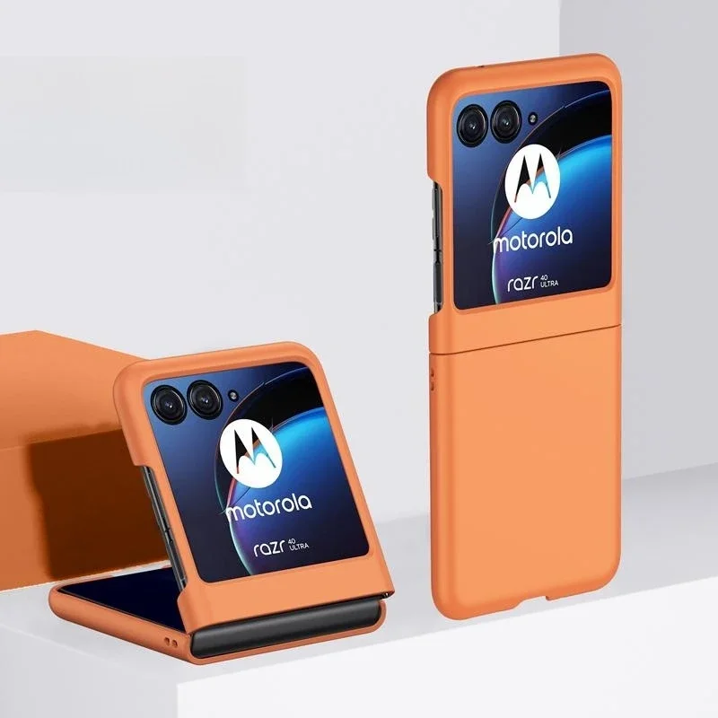 Luxury Slim Skin-Friendly Foldable Phone Case - Candy Color Shockproof Back Cover