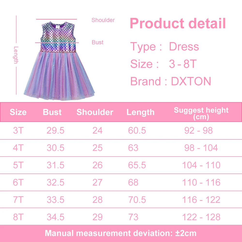 Girls Sleeveless Party Princess Dress Toddler Birthday Clothes