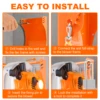 Handheld Leaf Blower Storage Rack Rustproof Leaf Blower Wallmount Bracket Heavy Duty Sturdy Leaf Blower Storage Holder for BG-50 6