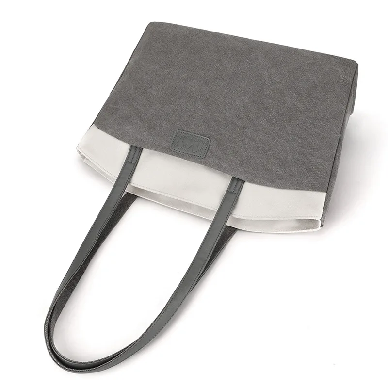 2023 New Shoulder Bag Trend Canvas Bag for Women All-match Simple Korean-style Mixed Colors Large Capacity Unique Design Handbag