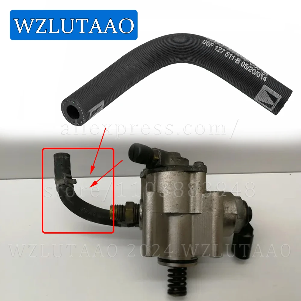 1/2/5/10pcs Fuel Hose Pipe 06F127511B 06F 127 511 B For Audi A1 A3 A4 A6 TT Seat Altea Skoda VW Bora Eos Golf Jetta Passat Polo