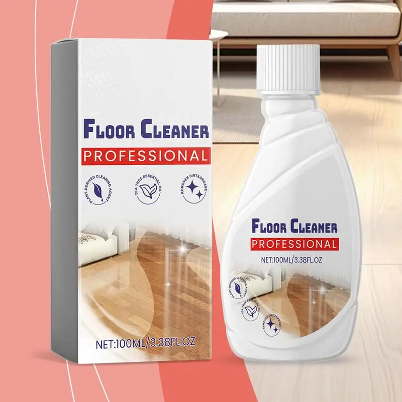 Floor Cleaning Solution Multi-Surface Cleaner 100ml Household Supplies Floor Polisher Liquid All Purpose Cleaner Hardwood