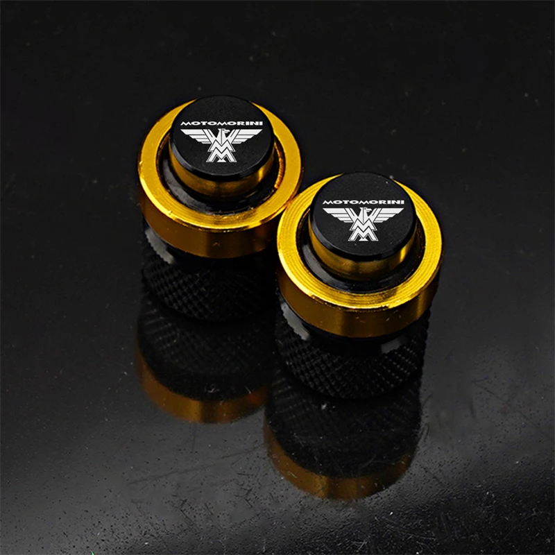 Premium CNC Motorcycle Tire Valve Caps Cover - Universal Fit