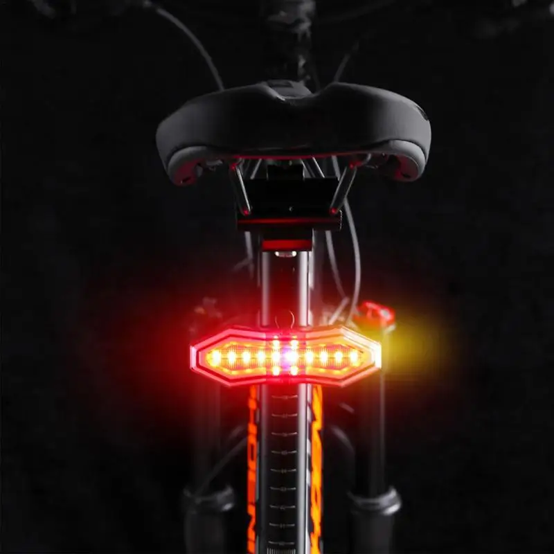 

5 Light Modes Bicycle back Light Wireless Control Bike Brake Light Mountain Night Riding Laser Bike Rear Light For Electric Bike
