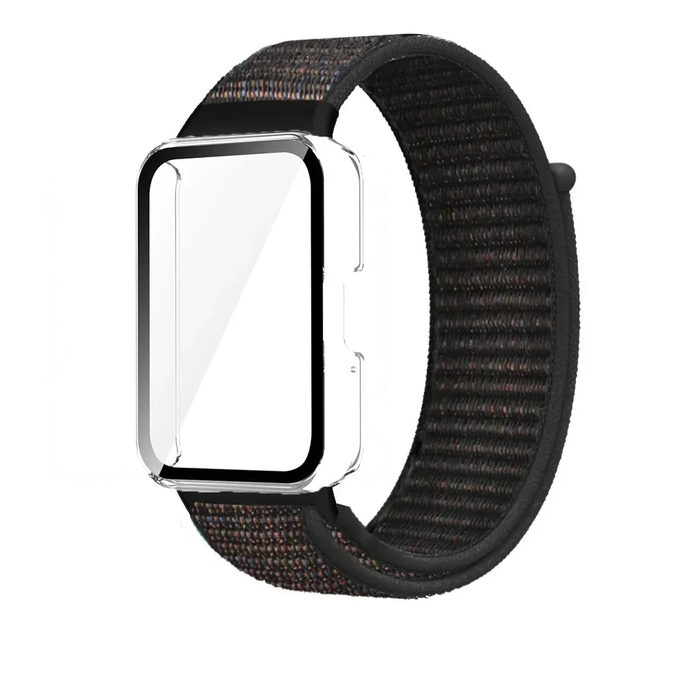 Premium Protector Case and Band Kit with Nylon Loop Strap and Glass Protective Shell