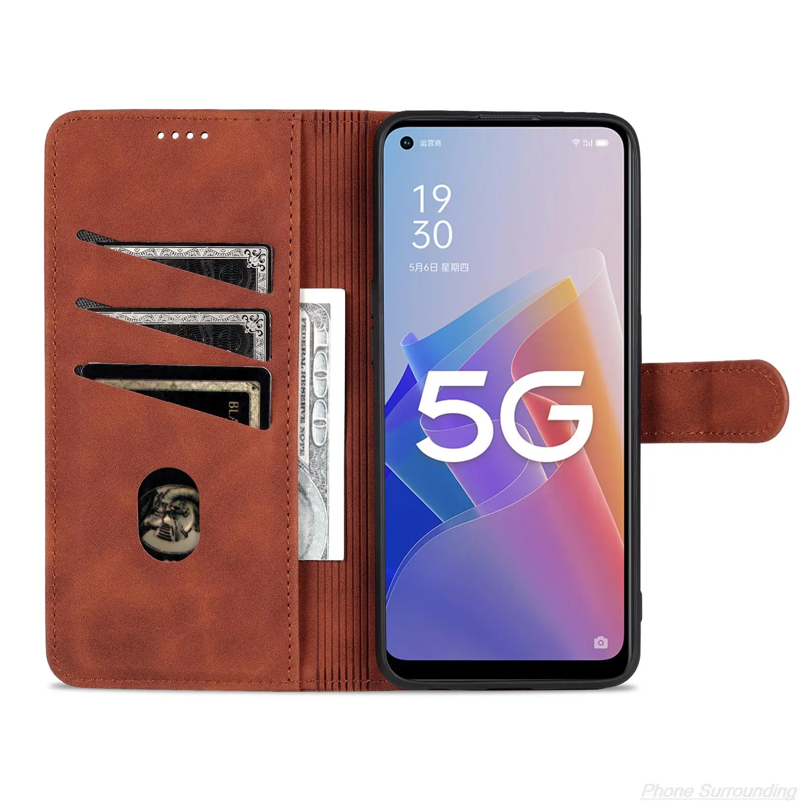 OPPO Reno7 lite / Reno8 lite / Reno 7 8 lite 플립 홀스터 지갑 전화 커버 capa Fundas Coque 용 카드 홀더 Pu 가죽 케이스