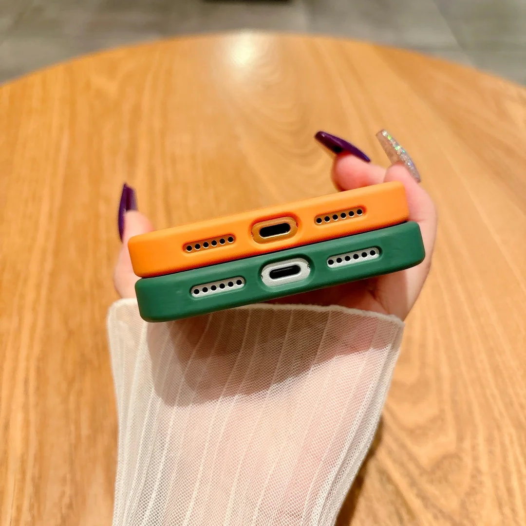 Luxury Magnetic Colorful Border Clear Case For iPhone 17 Air 16E 15 14 Plus11 12 13 17 Pro Max For Magsafe Wireless Charge Cover