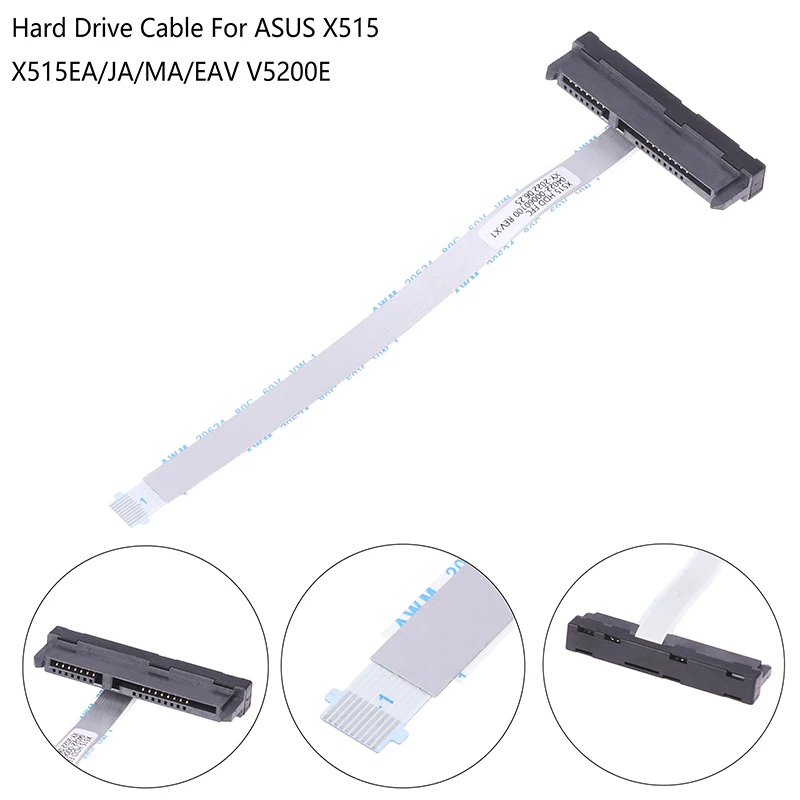 HDD Cable For ASUS X515 X515EA/JA/MA/EAV V5200E F515 Laptop SATA Hard Drive HDD SSD Connector Flex Cable new lcd led video flex cable for samsung np350xaa series sata hdd hard drive cable connector ba41 02641a