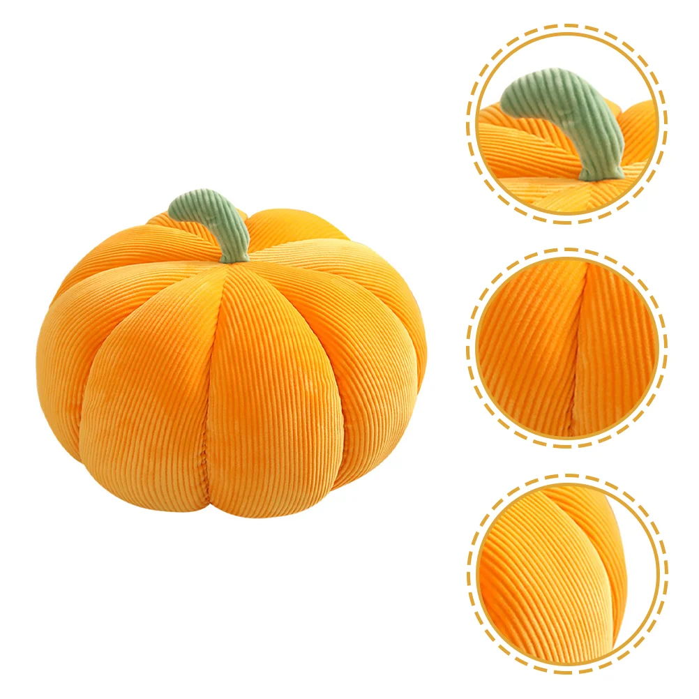 

Pumpkin Pillow Halloween Cushion Stuffed Animal Toy Plush Fluffy Pillows Modeling