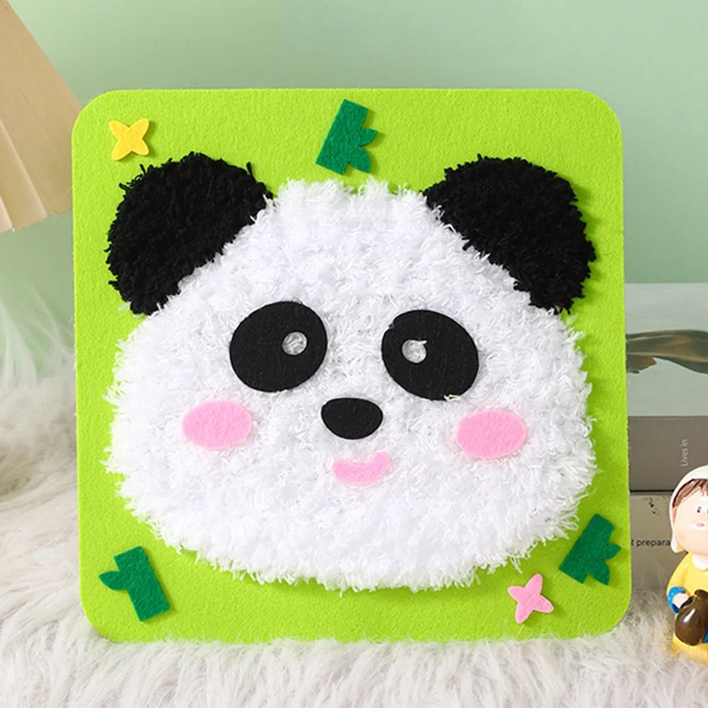 Handmade Wool Embroidery Children's Handmade Plush Sewing Board DIY Sewing Plush Animals Educational Craft Kit sewing craft kit