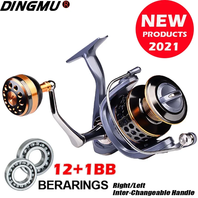 

Спиннинговая катушка, максимальная нагрузка 11-21 кг, рыболовная катушка для ловли карпа серии 2000-7000, передняя и задняя тормозная система, рыболовное колесо для пресной воды