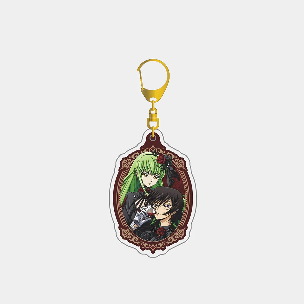 Gothic Vampire Style Anime Acrylic Stand & Keychain Set – Desk Decoration Collectible Gift