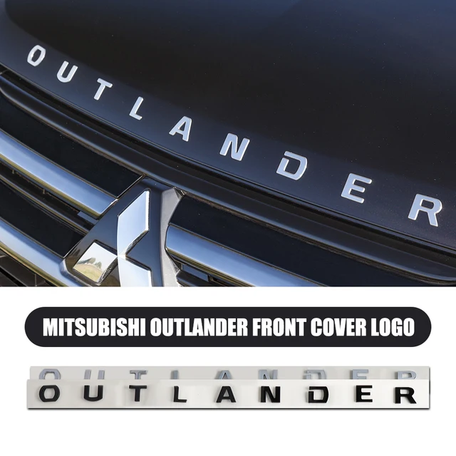 thumbnail image 2 of Car Emblem Decals For Mitsubishi Outlander – Rear Trunk Badge Logo Sticker, Silver Chrome Replacement Decoration 2 of 12