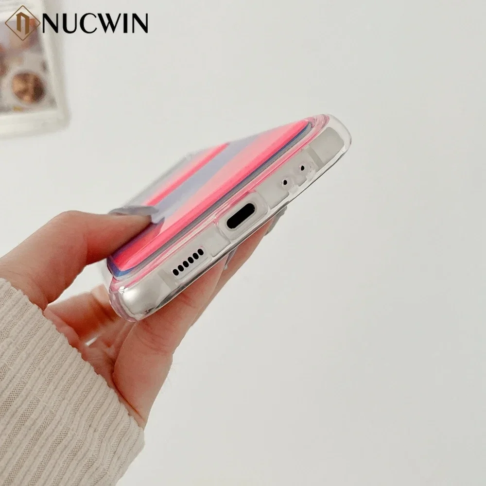 Luminous 3D Quicksand Shockproof Liquid Phone Case - Fashionable and Cool Back Cover