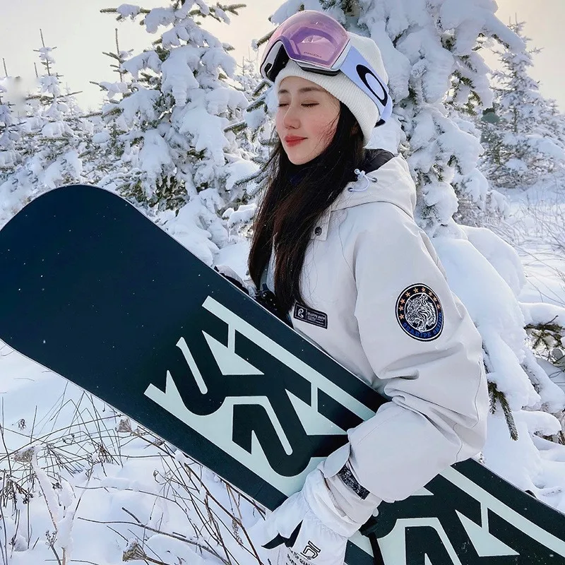 Waterproof Snowboarding Coat Warm Snowboard Ski Jacket Men Overalls Waterproof Windproof Snow Coat
