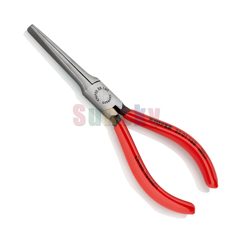 Knipex 33 01 160 Long Flat Nose Duck Bill Pliers, 33 03 160 Weaving Pliers  Chrome Plated with Plastic 160mm, Tool Supplies - AliExpress
