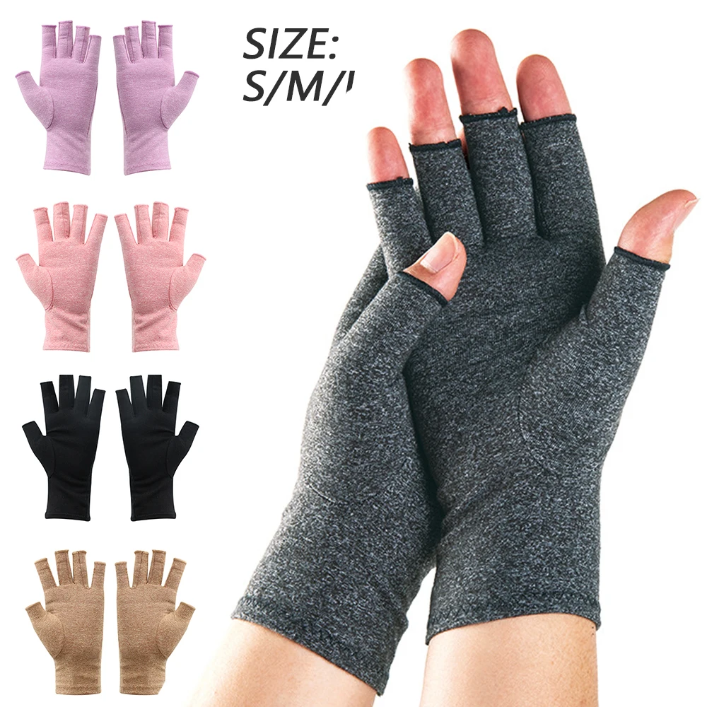 1 Pairs Arthritis Gloves Touch Screen Gloves Anti Arthritis Therapy Compression and Ache Pain Joint Relief Winter Warm