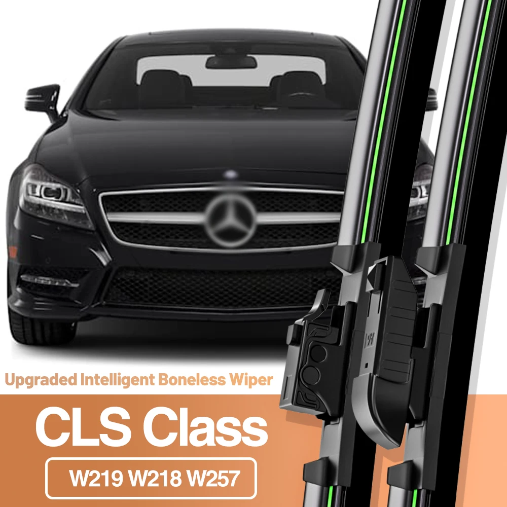 

2pcs For Mercedes Benz CLS Class W219 W218 W257 2004-2023 Front Windshield Wiper Blades Windscreen Window Accessories 2010 2014