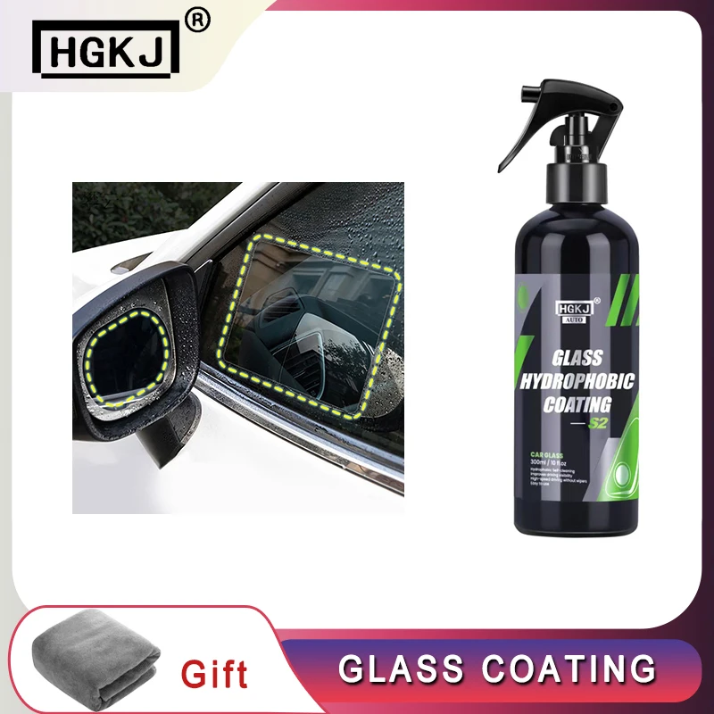 Glass Waterproof Spray Paint Nano Hydrophobic Coating 100/300ml Water