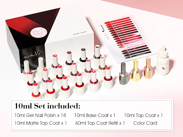 V6 VENALISA Gel-Nagellack, 10 ml, Kit Hema TPO-frei, veganes Weihnachtsfarben-Set, Nagelmaniküre, Soak Off UV-LED-Nagelgel-Lack – Detail 4