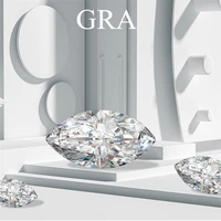 0.05CT to 5CT Loose Moissanite Marquise Cut Diamond Real D Color Clarity Olive Shape Stones Pass The Test GRA Gem Beads Jewelry 2