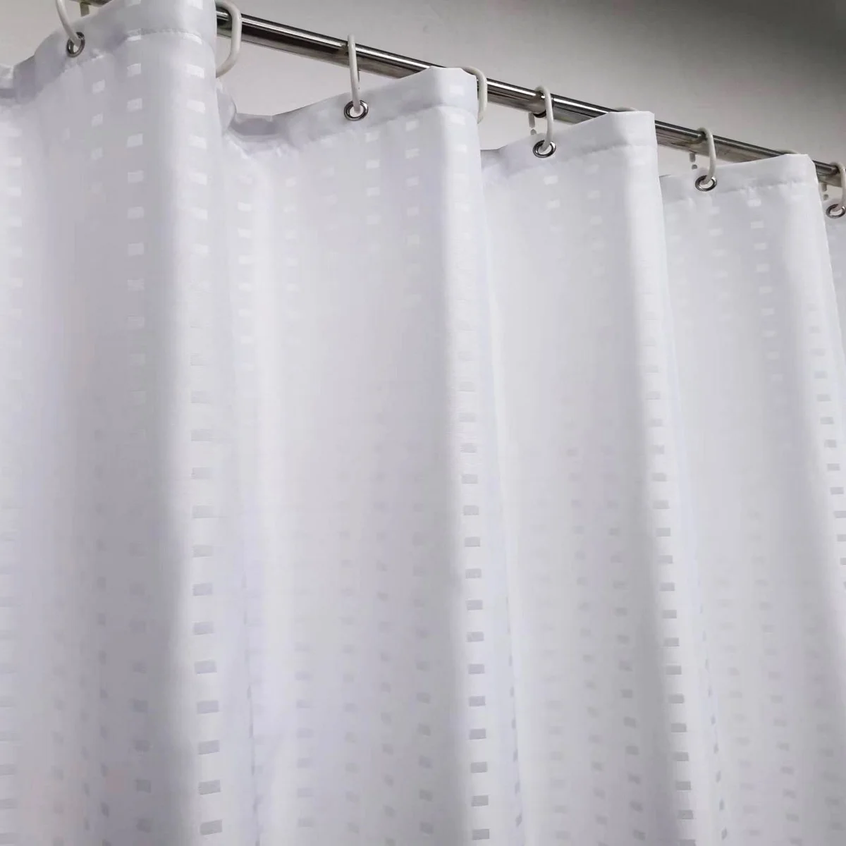 Minghe Polyester Shower Curtain Water Repellent Cloth Bathroom Shower Curtain Hotel Fabric Liner shower curtains