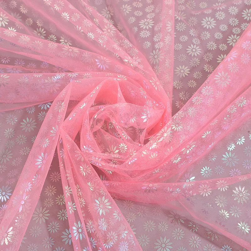 

Фэнтезийный Подсолнух, горячее тиснение, сетчатая ткань для изготовления одежды, модные аксессуары ручной работы, головной убор для шитья