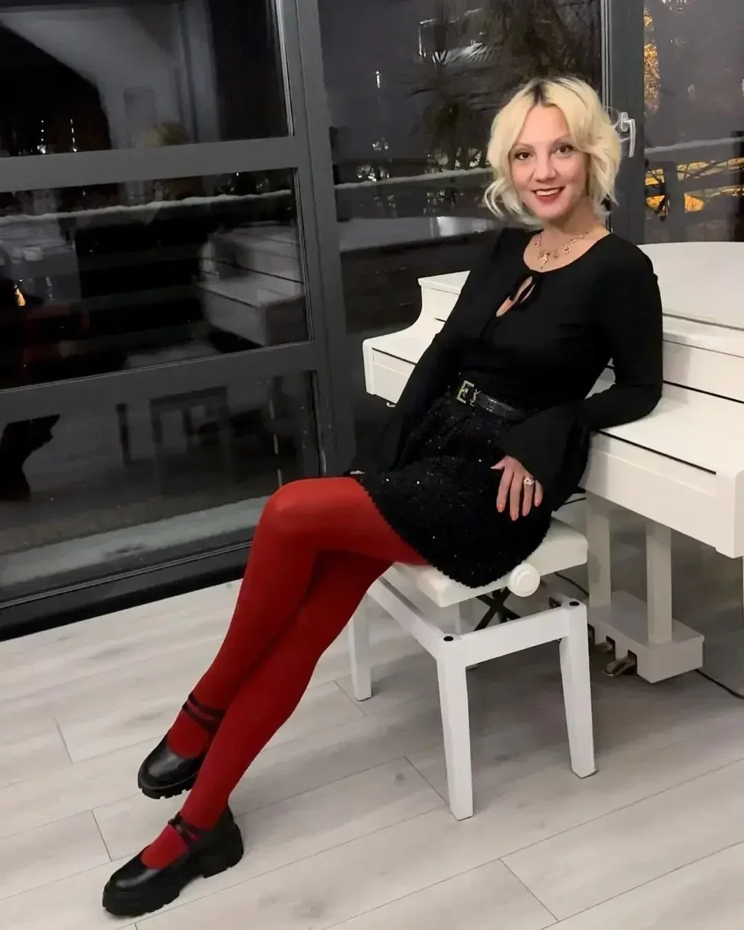 Damenstrumpfhose, schmale Strümpfe, Strumpfhosen, superelastisch, große Leggings, rote Damen-Sexy-Strumpfhose, Frühlings-Herbst-Winter-Strümpfe – Detail 11