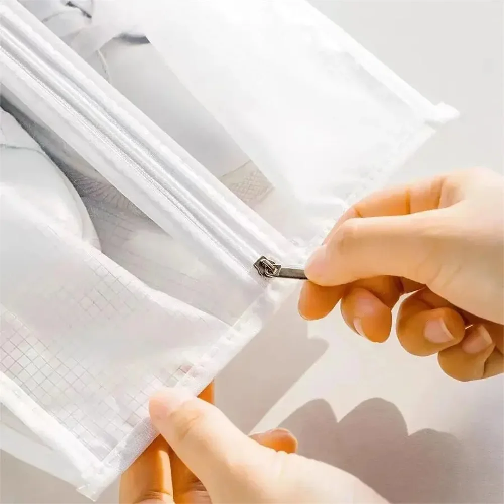 Shoes Storage Bags Travel Portable Sturdy Zipper Pouch Case Waterproof Pocket Shoes Organizer Clothing Tranparent Hanging 3PCS shoe organizer