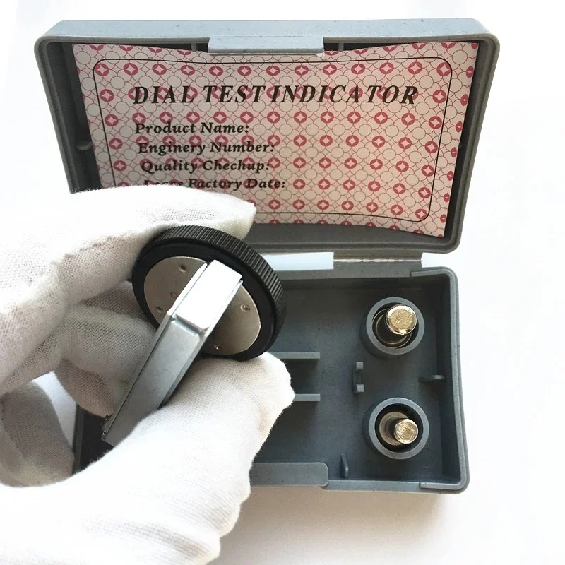 TICFOX Messuhr 0-0,8mm 0,01mm - Hebel Testanzeige Mit Schwalbenschwanzschienen