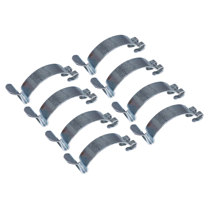8 Stück Luftfilterreiniger Gehäuse Box Deckel Federklemme Klemme Passend für Toyota Landcruiser 100 105 Tacoma Truck Avalon Camry Silber