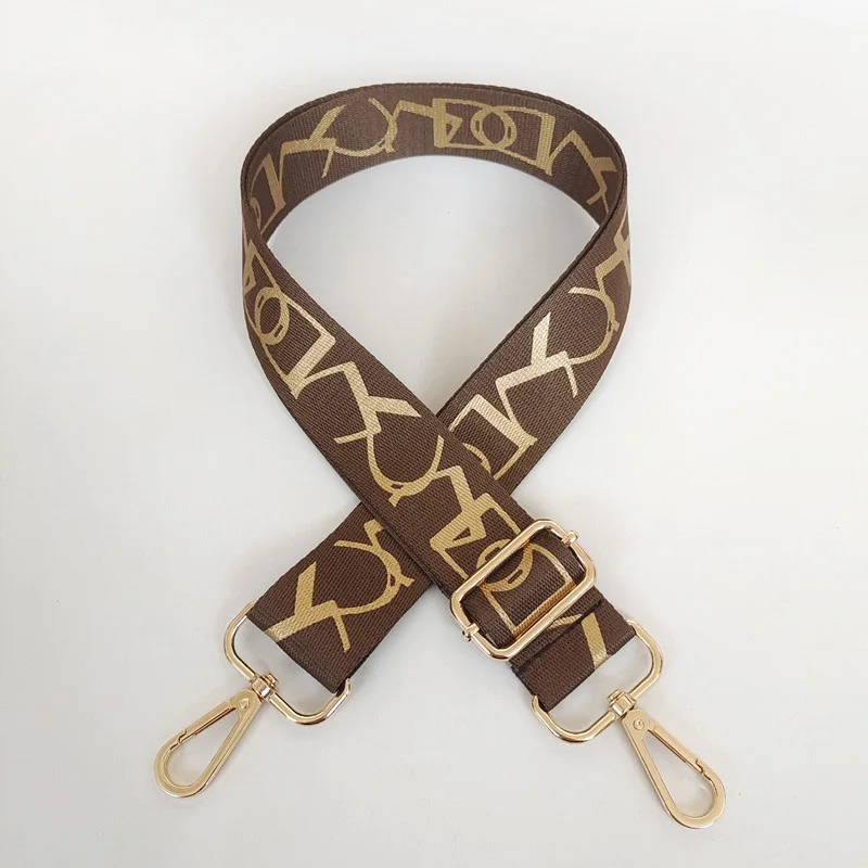 Bag Straps Lady Fashion Shoulder Bag Strap Adjustable Wide Belts for Luxury Replacement Handbag Crossbody O Bag Gold Silver Buckle
