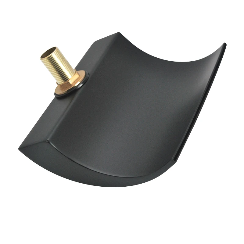 Gold/Matte Black Color Bathtub Waterfall Spout Bathtub Waterfall Inlet Faucet Handle Shower Switch Valve Stainless Steel 3