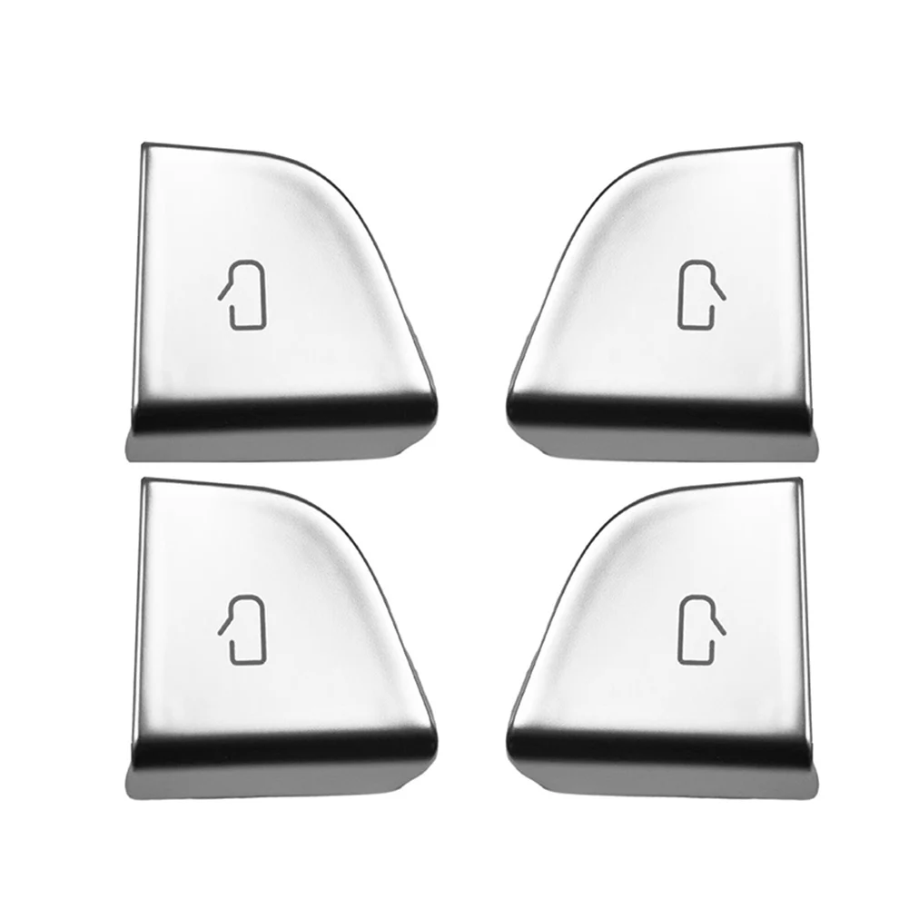 

4pcs/set Car Decorative Panels Car Accessories Door Button Stickers Door Button Trim For Highland 2024 For Tesla