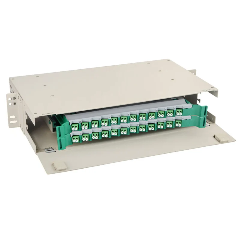 

Customized Fiber Optic Patch Panel, Optical Distribution Frame, Full Load, 24 Port, 48 Core, ODF, 2U, LC, APC, UPC, SM DX, O