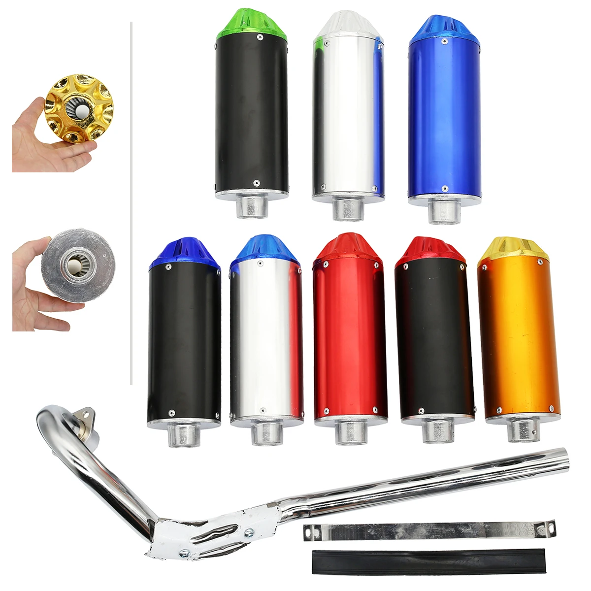 

Глушитель выхлопной трубы 28 мм с зажимом для TTR CRF50 SSR Thumpstar 90cc 110cc 125cc