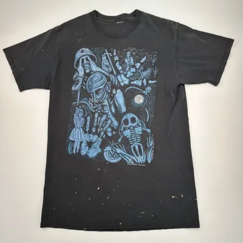 Camicia Vintage 1993 Alice In Catene Xl Maniche Lunghe O Corte