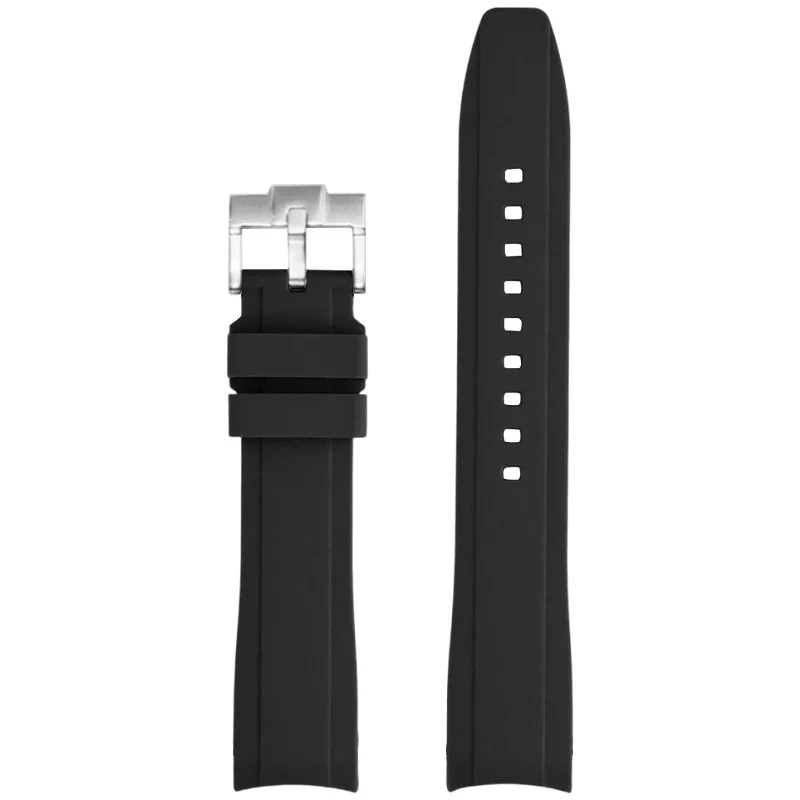 High Tensile Silicone Strap with Universal Curved End and Butterfly Buckle