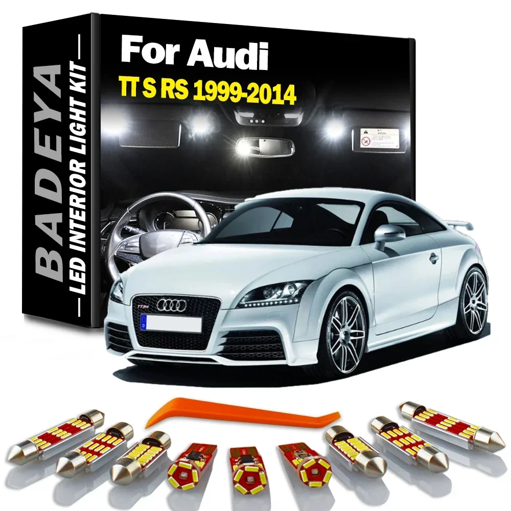 LED Interior Dome Map Reading Light Kit For Audi TT MK1 MK2 8N 8N3