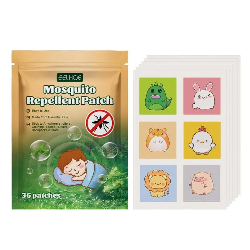 Наклейки на комары для кемпинга