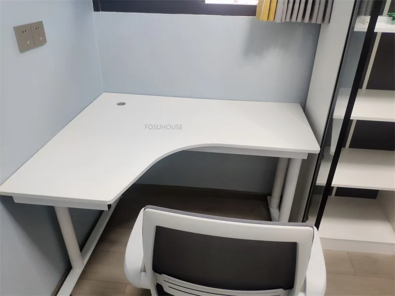 Description Picture 5 of itemModern Carbon Fiber desktop computer desks Upscale Household mesa gamer Esports Gaming table bedroom corner Gaming table