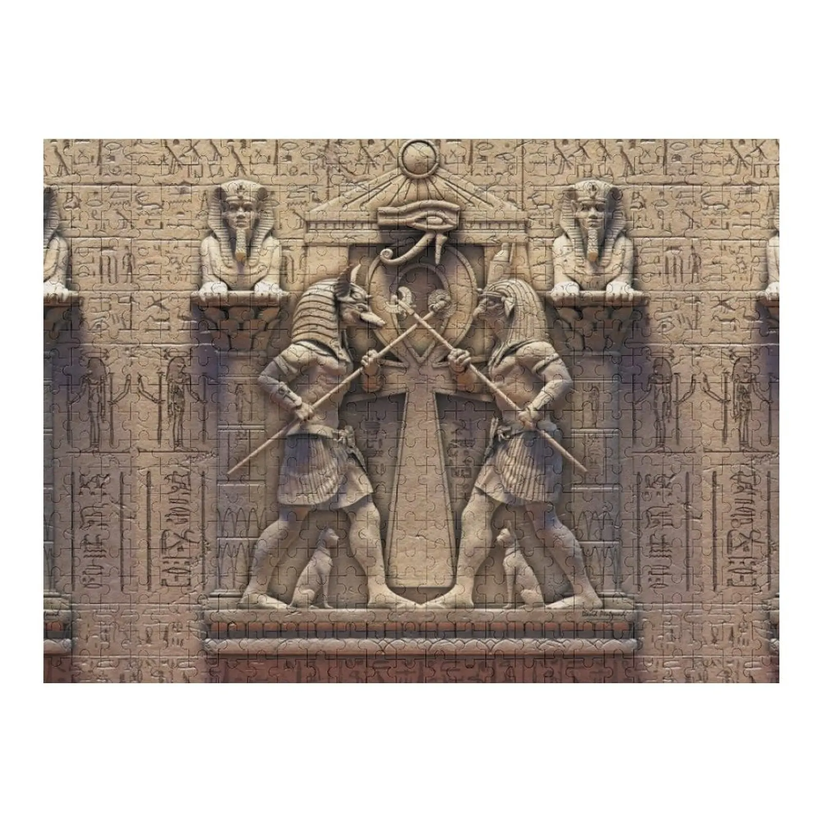 

Egyptian Gods Jigsaw Puzzle Custom Wooden Gift Customized Gifts For Kids Puzzle Customized Picture Customizable Gift
