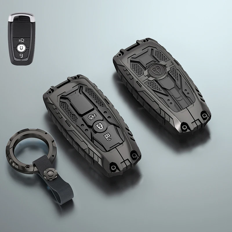 Neue Auto Fernbedienung Schlüssel Fall Abdeckung Shell Fob Für Ford Edge Fusion Mustang Explorer F150 F250 F350 Ecosport Schutz Halter Keyless – Detail 5