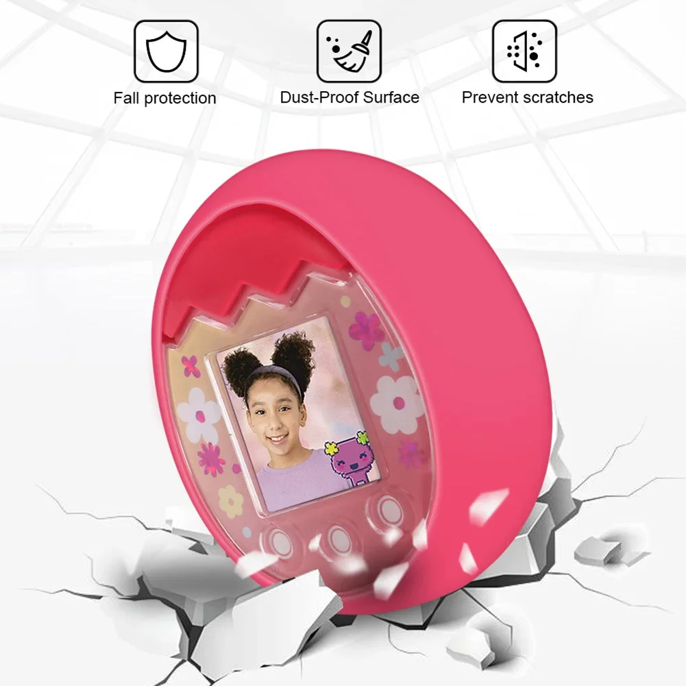 Silicone Cover Case for Tamagotchi Pix Accessories Virtual Electronic Digital Pets Protector Protective Case Scratch-proof
