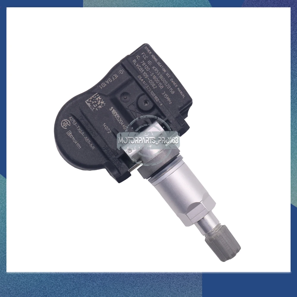 Ÿ̾ з ͸ , ȥ ť 42753-TX6A-A81 42753TX6AA81 42753-TX6A-A811-M1, 315 MHz TPMS, 4 
