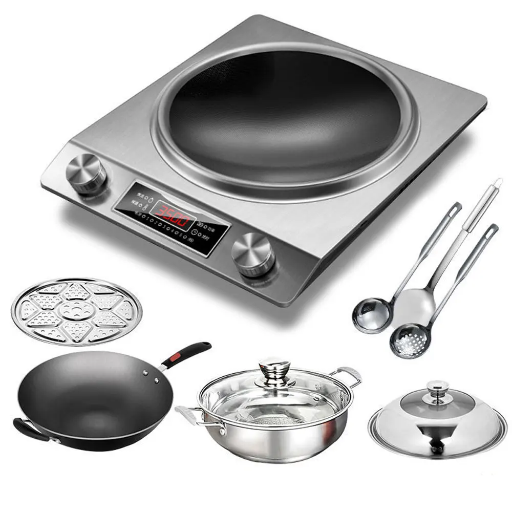 Concave Induction Cooker Household Concave Stove High-power Commercial 3500W Energy-saving Stir-Fry 3000W