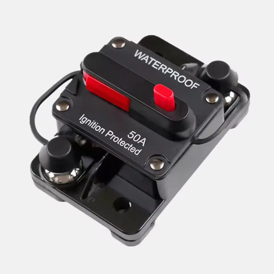 Waterproof Manual Reset Circuit Breaker 12V 24V Power Protect Fuse