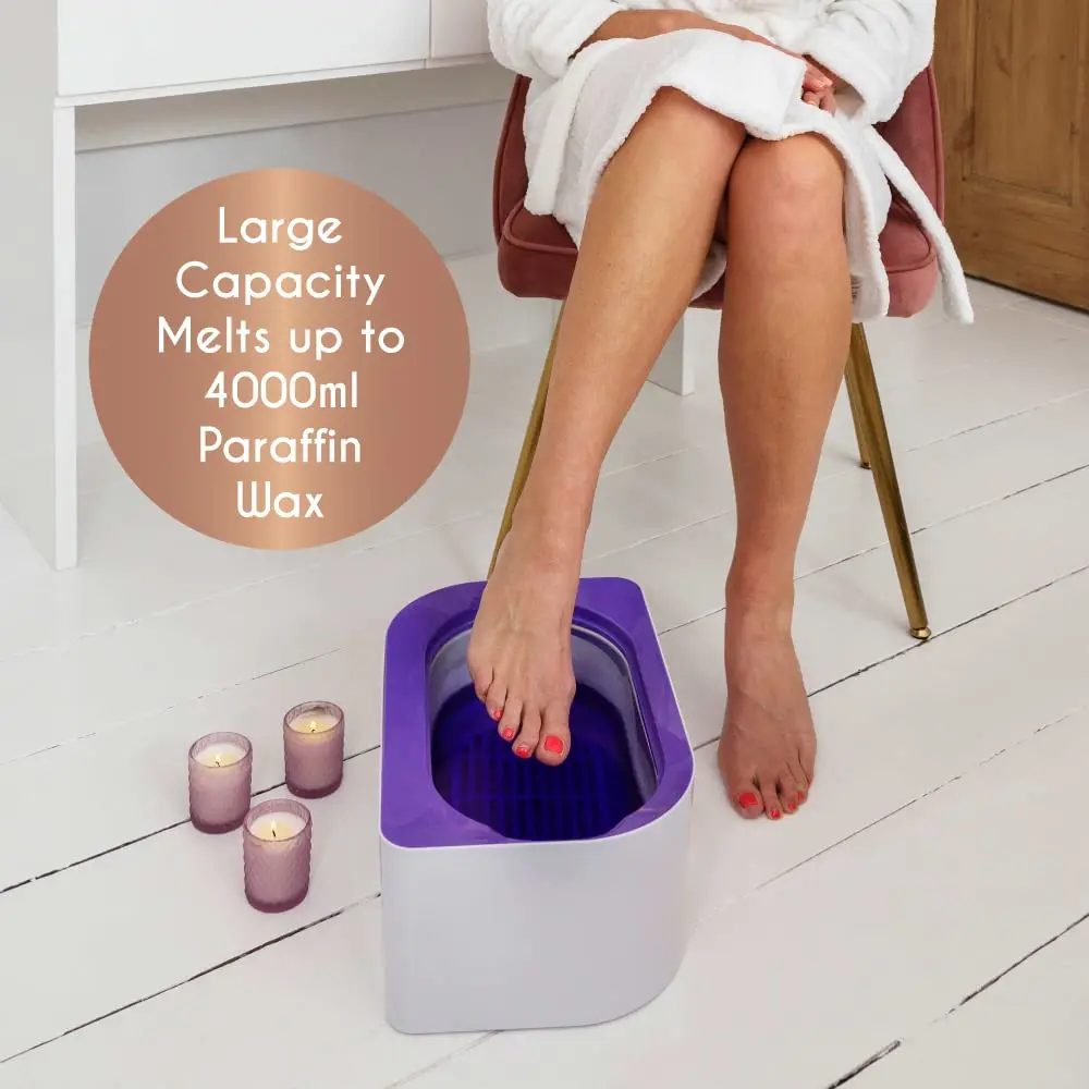 Paraffin Wax Machine for Hand & Feet Wax Warmer Everything in One Kit &ndash; Paraffin Refills, Mitts & Bo