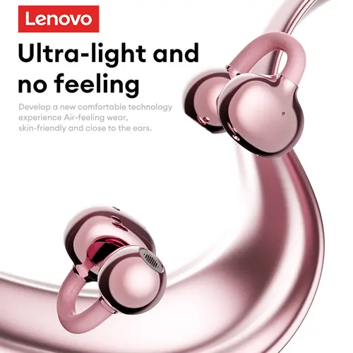 Choice Lenovo LE302 OWS Ear clip Wireless Earphones Low Latency HD Call Bluetooth Headphones HiFi Music Sport Fashion Earbuds - Image 5