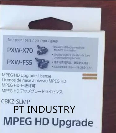 Original CBKZ-SLMP MPEG HD 422 Format File 10BT Upgrade Key Software for Sony PXW-Z190 PXW-Z90 PXW-X70 PXW-FS5 PXW-FS5M2 Camera